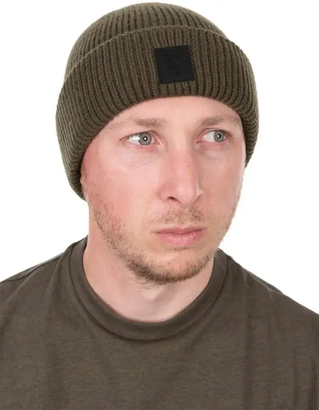 Fes Fox Khaki HD Beanie Hat Doar azi