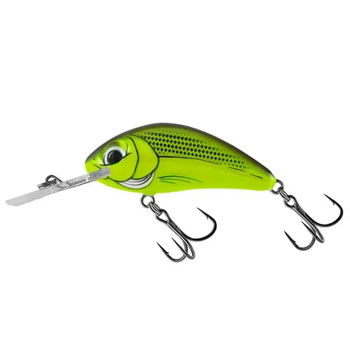 Vobler Salmo Rattlin Hornet Floating, Chartreuse, 6.5cm Cel mai vândut