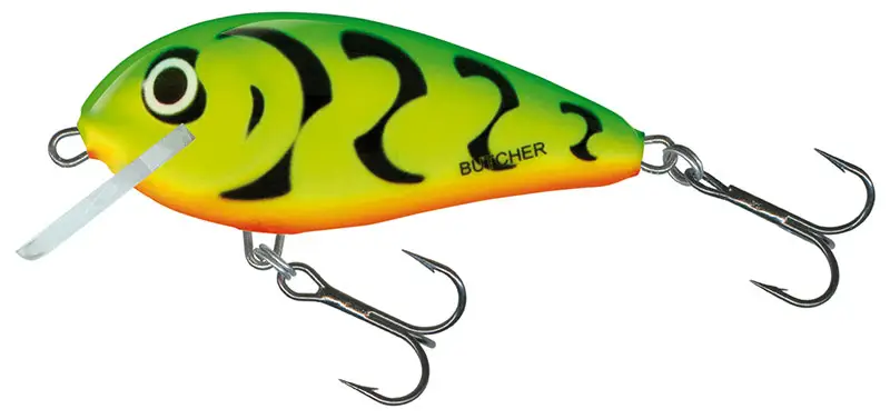 Vezi acum Vobler Salmo Butcher Floating, 5cm 5g, Green Tiger