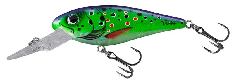 Mai ieftin Vobler Salmo Rattlin Executor Floating, Clear Purple Trout, 5cm