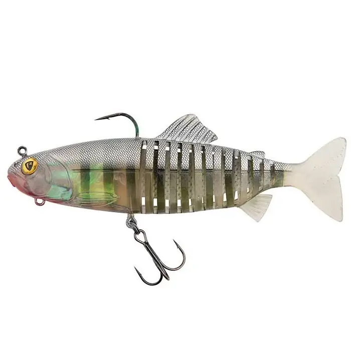 Swimbait FOX Rage Replicant Jointed, UV Original Stickleback, 18cm, 80g Reducere