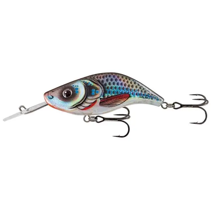 Mai ieftin Vobler Salmo Sparky Shad Floating, Silver Holographic Shad, 4cm, 3.5g