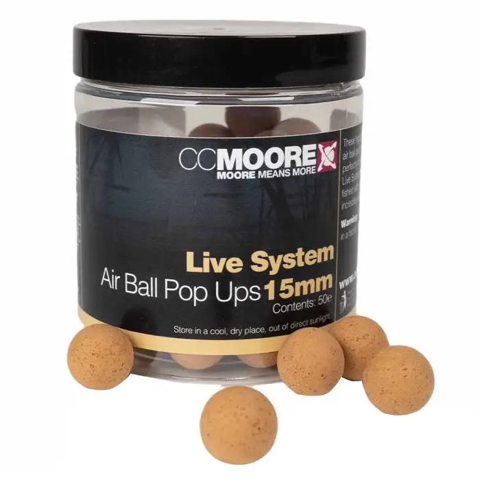 Pop-Up CC Moore Live System Air Ball 15mm, 50buc/borcan Reducere extra