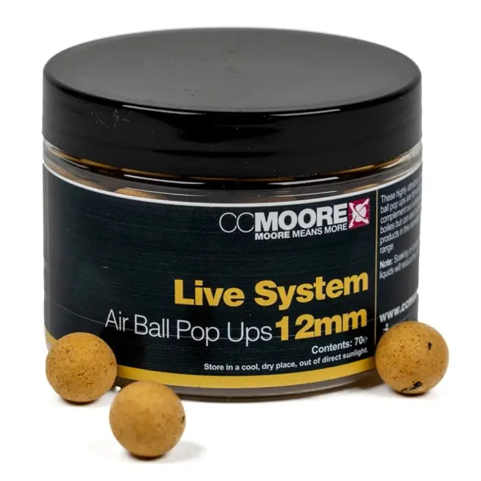 Preț promoțional Pop-Up CC Moore Live System Air Ball 12mm, 70buc/borcan