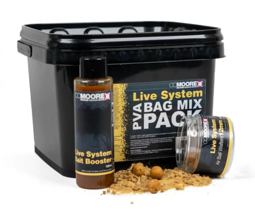Nu rata Pachet Nada CC Moore Live System PVA Bag Mix Pack Bucket, 1kg