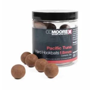 Ultima șansă Boilies Tari de Carlig CC Moore Pacific Tuna Hard Hookbaits, 18mm 35buc/borcan