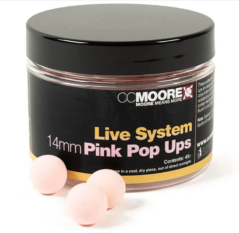 Ultima șansă Pop-Up CC Moore Live System, 12mm, 55buc, Roz