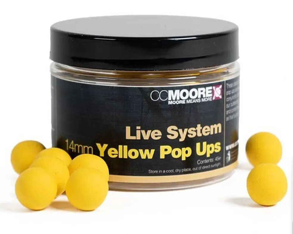 Pop-Up CC Moore Live System, 12mm, 55buc, Galben Reducere