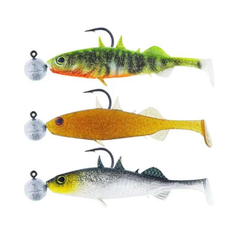 Comandă acum Mix Shaduri Westin Stanley the Stickleback Shadtail R 'N R, Dark Water, Nr.2/0, 5.5cm, 5g Mix10, 3buc/plic