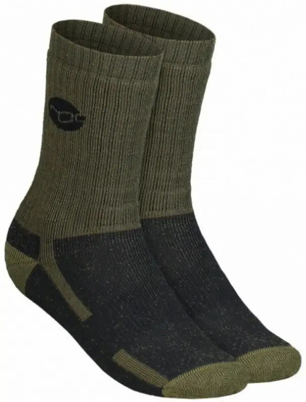 Reducere extra Sosete Korda din Lana, Olive