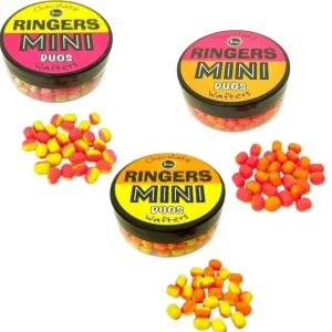 Livrare expres Wafters Ringers Mini Duos Chocolate 5mm, Galben-Roz