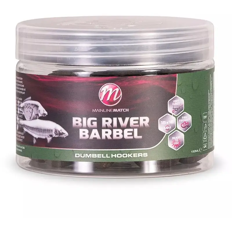 Wafters Mainline Match Dumbell Hookers Big River Barbel, 150ml Ultima șansă