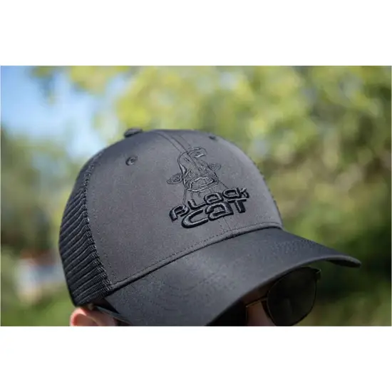 Ieftin Sapca Black Cat Black Trucker Cap - Negru, Marime Universala