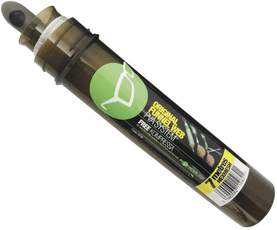 Reducere specială Kit Plasa Solubila Korda Original Funnel Web PVA System + Tija Compresie, 7m