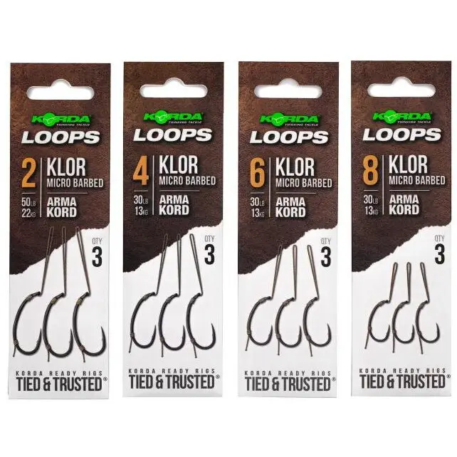 Rig Korda Loop Rigs Klor Barbed, 3buc/plic Ofertă de sezon