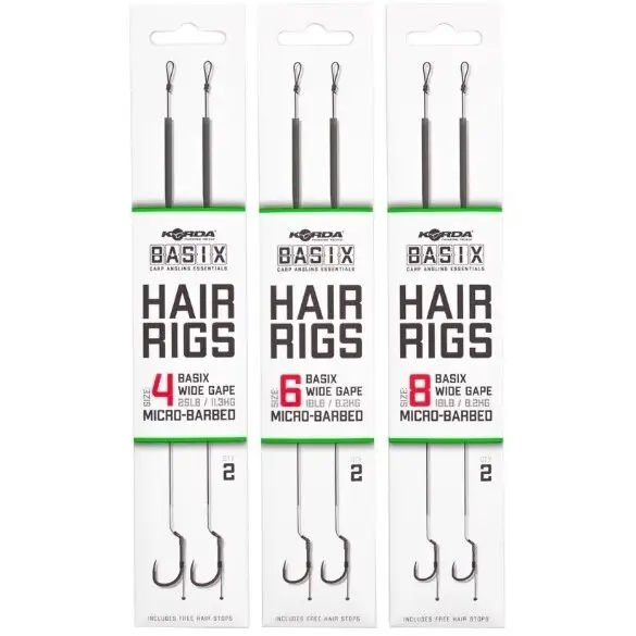 Riguri Korda Basix Wide Gape, 2buc/blister Promoție