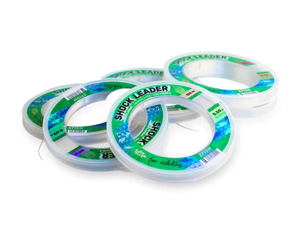 Livrare gratuită Fir monofilament ZFish Vision Shock Leader,100m