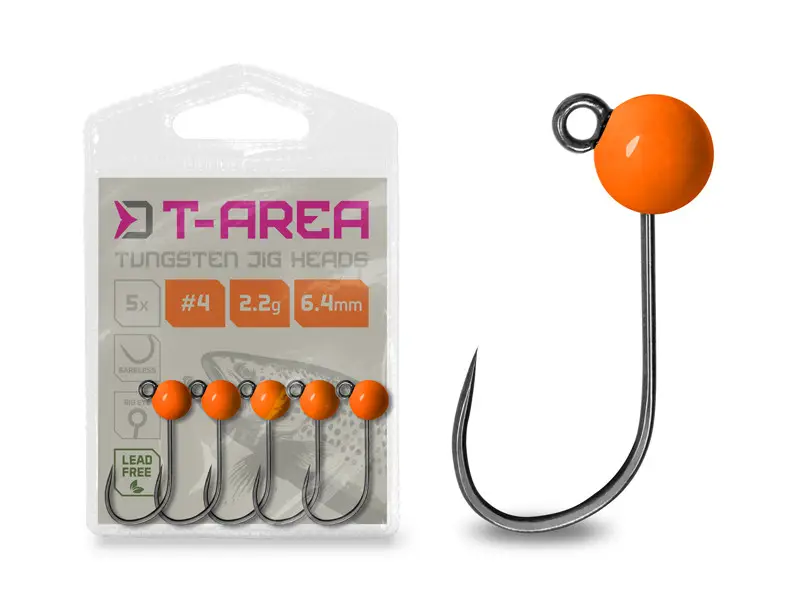 Jig Tungsten Delphin T-AREA BL,5 buc - Portocaliu Fluo Reducere de preț