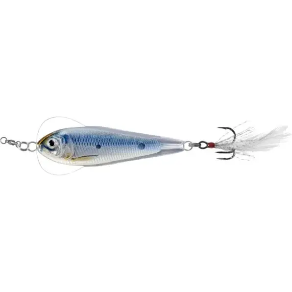 Calitate înaltă Lingura oscilanta LiveTarget Flutter Sardine, Silver Blue, 5.5cm, 14g