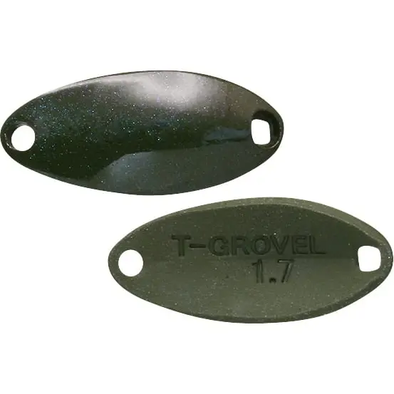 Reducere Lingurita Oscilanta Jackall T-Grovel, Dark Olive, 2cm, 2g