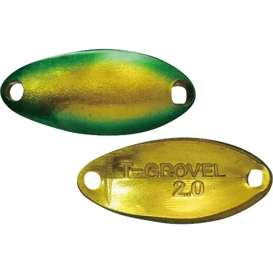 Ultima șansă Lingurita oscilanta Jackall T-Grovel, Royal Green, 2cm, 1.7g