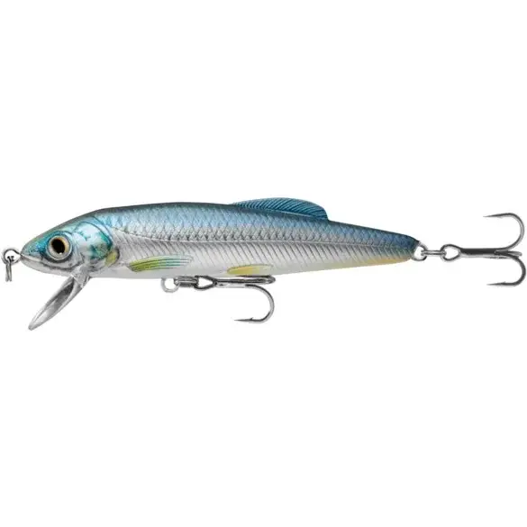 Vobler Livetarget Minnow Jerkbait, Silver Blue, 7.5cm, 7g Nu rata