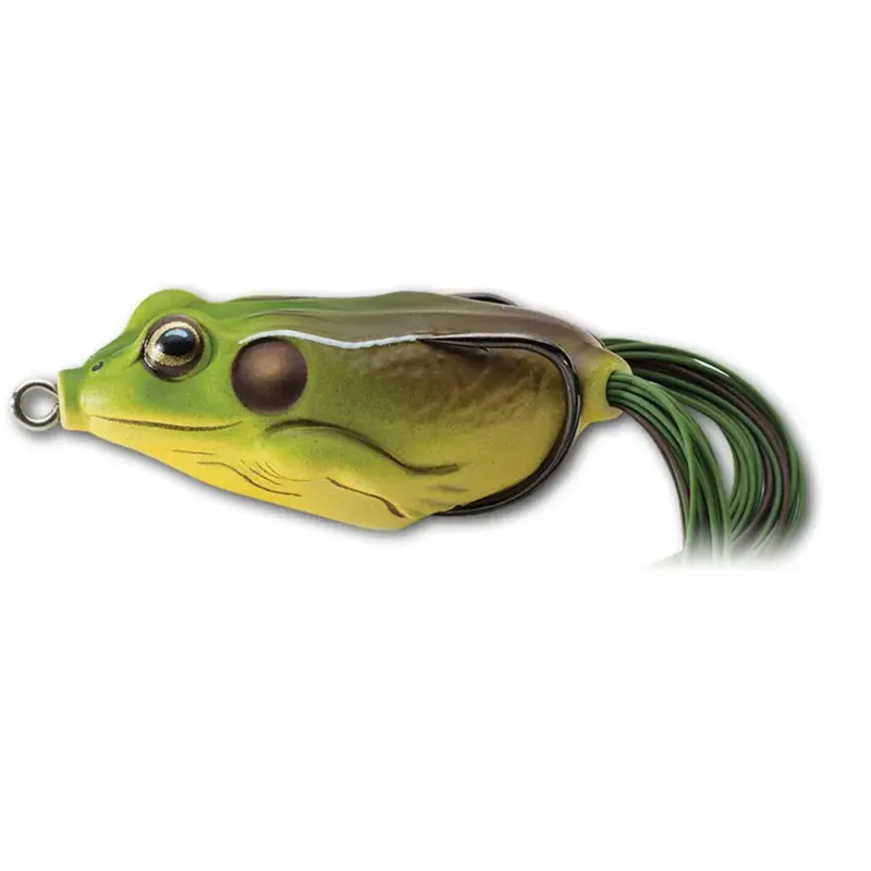 Reducere extra Vobler LiveTarget Hollow Body Frog, Green Brown, 6.5cm, 21g
