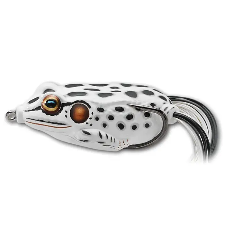 Vobler LiveTarget Hollow Body Frog, Albino White, 5.5cm, 18g Expediere rapidă