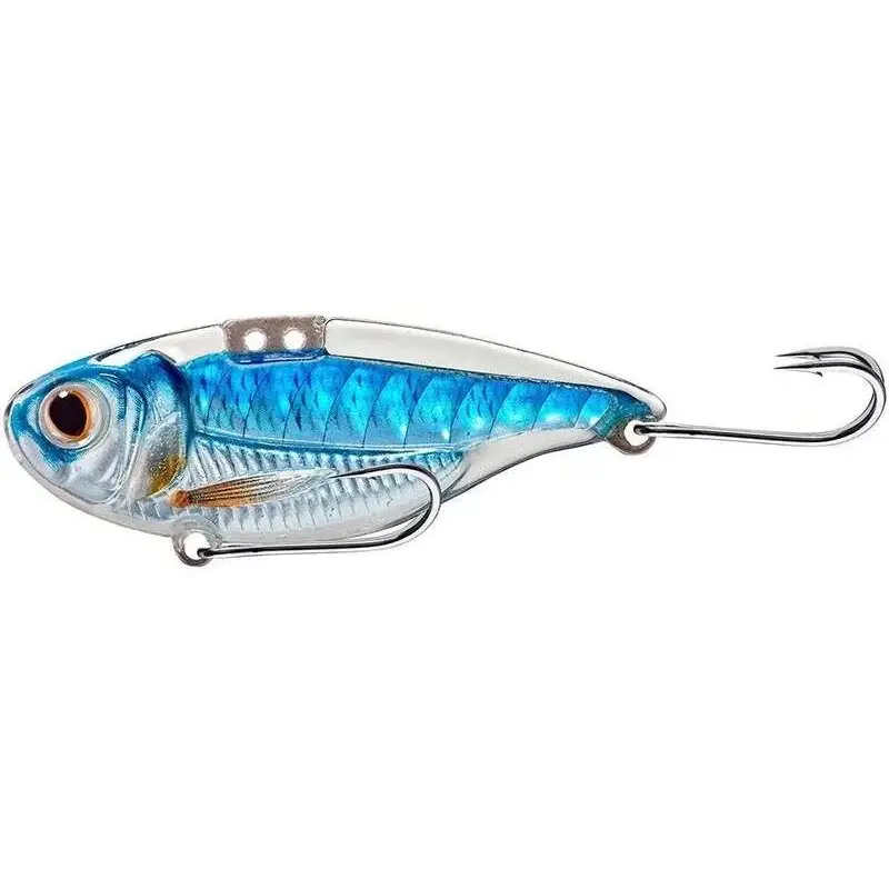 Cel mai bun preț Cicada LiveTarget Sonic Shad Blade Bait, Silver Blue, 5cm, 10g