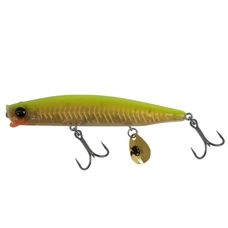 Chilipir Vobler Mustad Vertebrata Sinking Pencil, Gold Pearl Chartreuse, 9.3cm, 16g