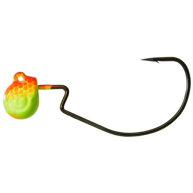 Ofertă limitată Jig Gunki Tex, Orange Fluo Yellow, nr.4/0, 7g, 3buc