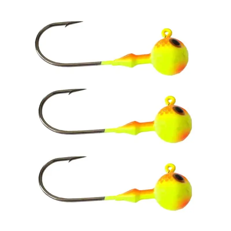 Ofertă Jig Gunki G’Round, Orange Fluo Yellow, 3/0, 3buc