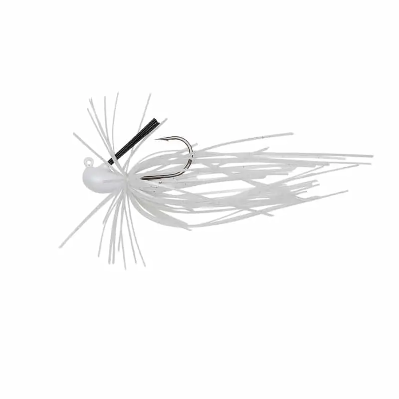Ofertă limitată Jig Savage Gear Skirt Flirt, White Pearl, 6cm, 6g