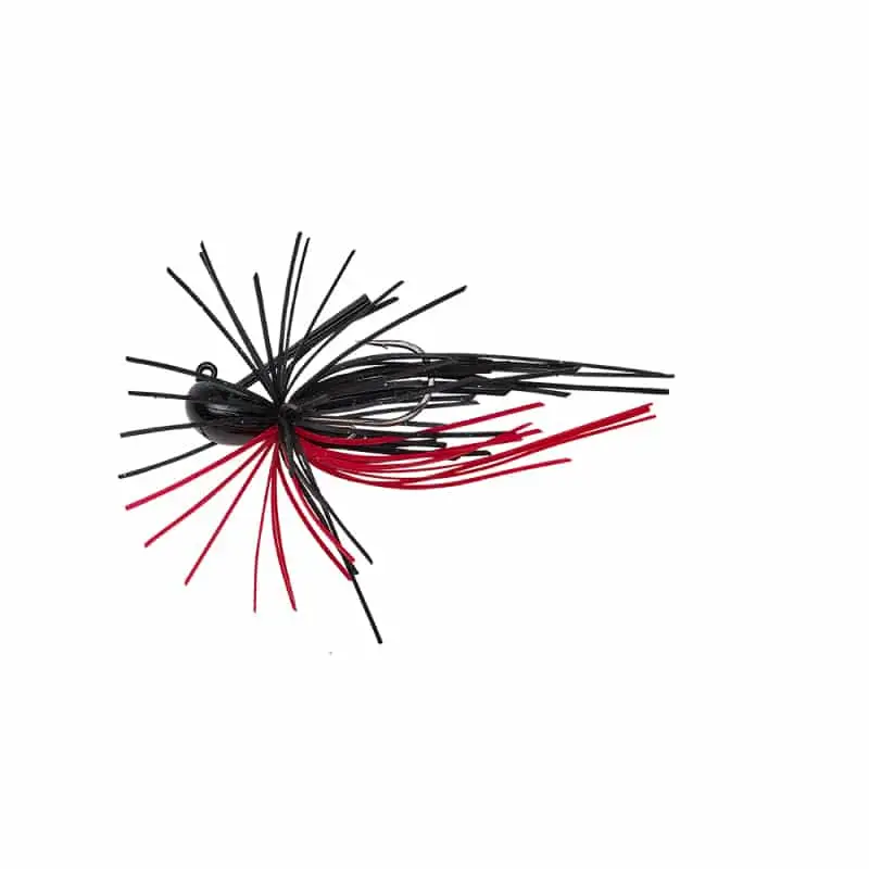 Preț promoțional Jig Savage Gear Skirt Flirt, Black Red, 6.5cm, 10g