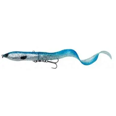 Premium Naluca Savage Gear 3D Hard EEL, Blue Silver, 2+1buc
