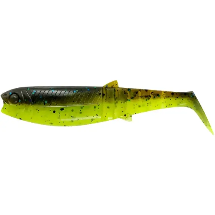 Shad Savage Gear Cannibal Shad, Chartreuse Pumpkin, 12.5cm, 20g, 4buc Preferatul clienților