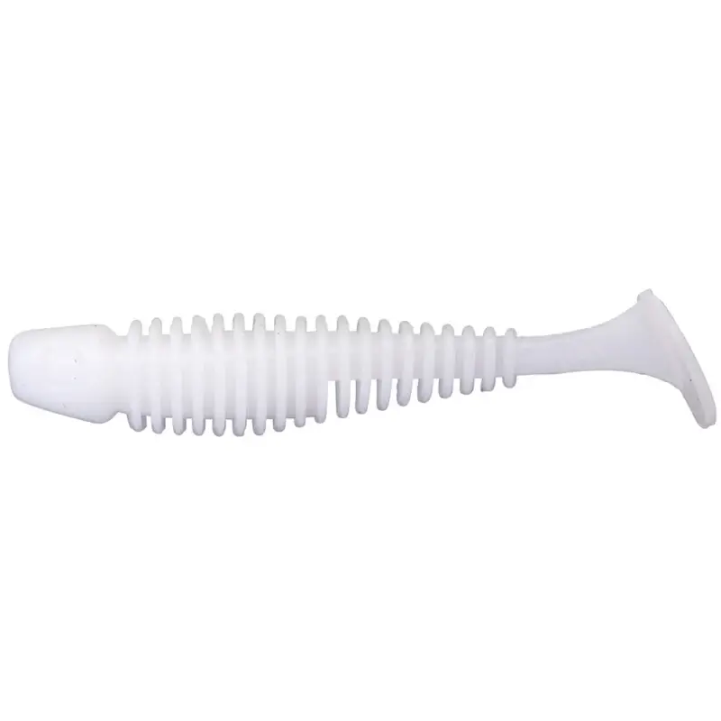 Reducere specială Shad Gunki Tipsy SXL, Pure White, 7.6cm, 4.1g, 6buc