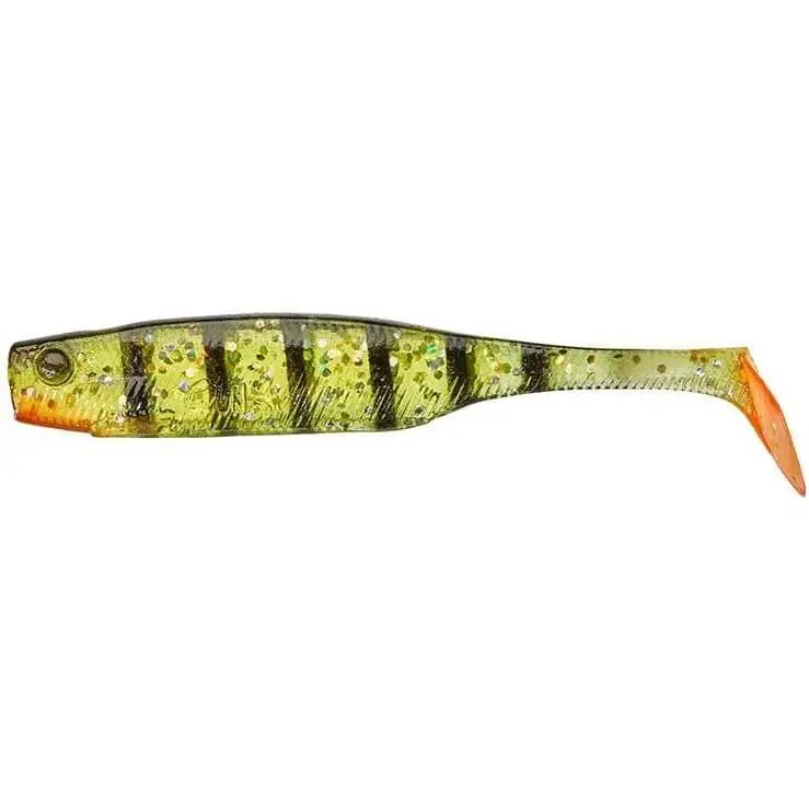 Preferatul clienților Shad Gunki Peps 90, Ghost Stripe Perch, 5buc