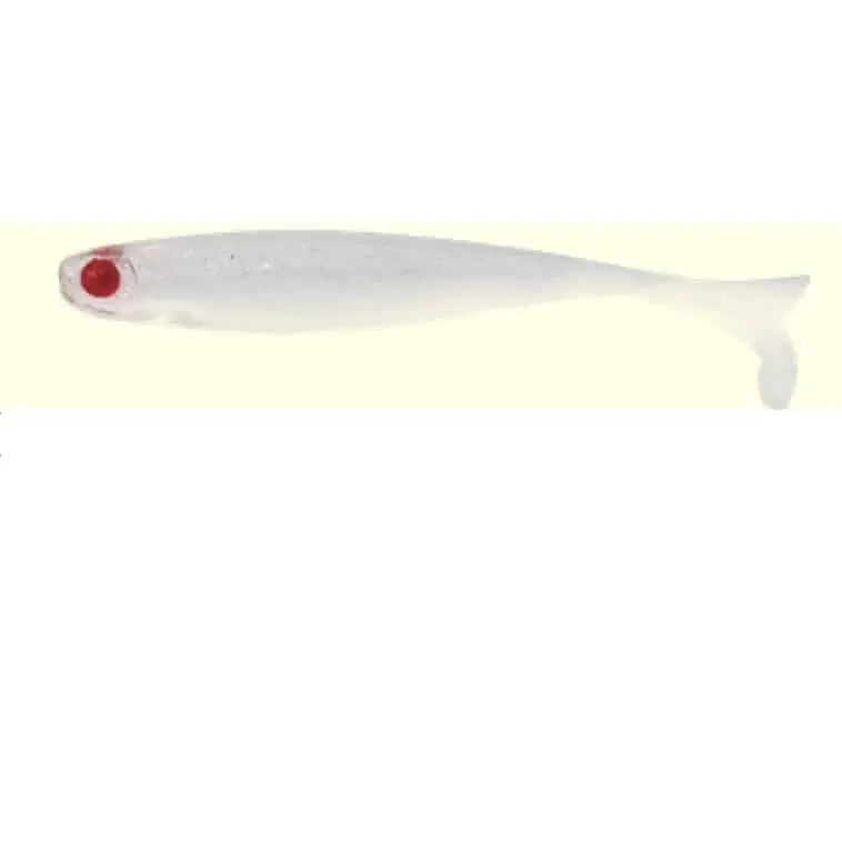Ieftin Shad Mustad Mezashi Tail Minnow Floating, Shirasu, 8.8cm, 6buc