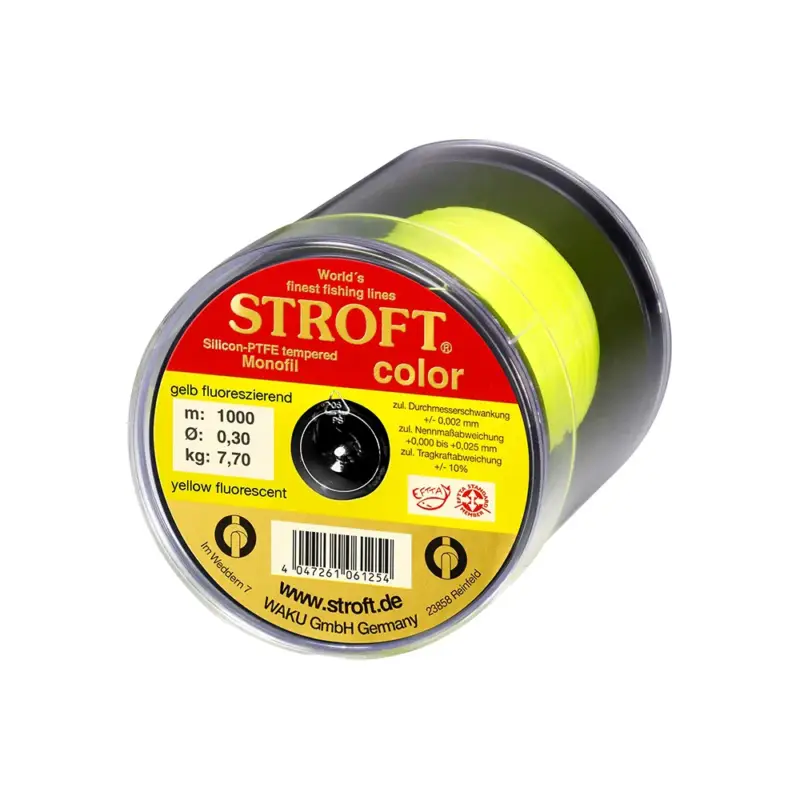 Retur gratuit Fir Stroft Color, Galben fluorescent, 0.30mm, 1000m
