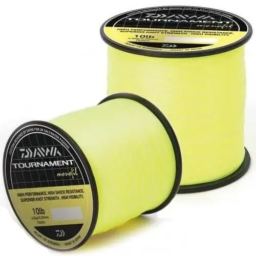 Super ofertă Fir Monofilament Daiwa Tournament Monofil, Fluo Galben, 0.40mm, 740m