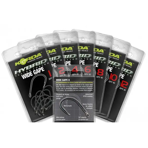 Super ofertă Carlige Korda Wide Gape, 10buc