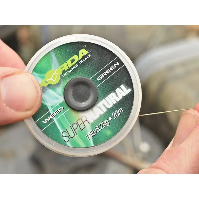 Reducere Fir Textil Korda Supernatural Soft, Weed Green, 20m