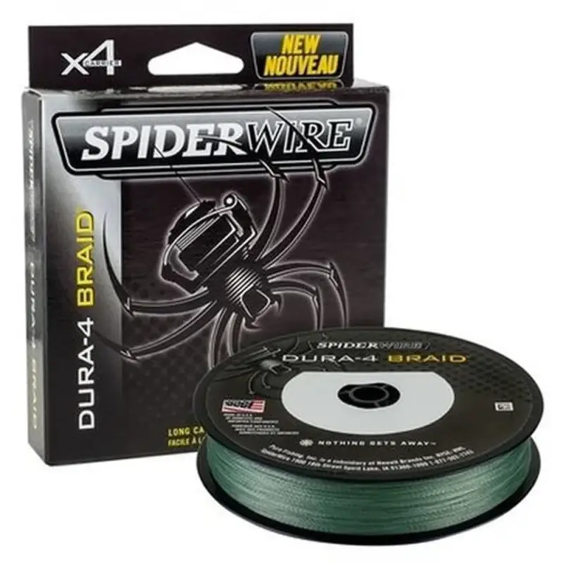 Disponibil imediat Fir SpiderWire Dura-4 Braid, Verde, 0.17mm, 150m