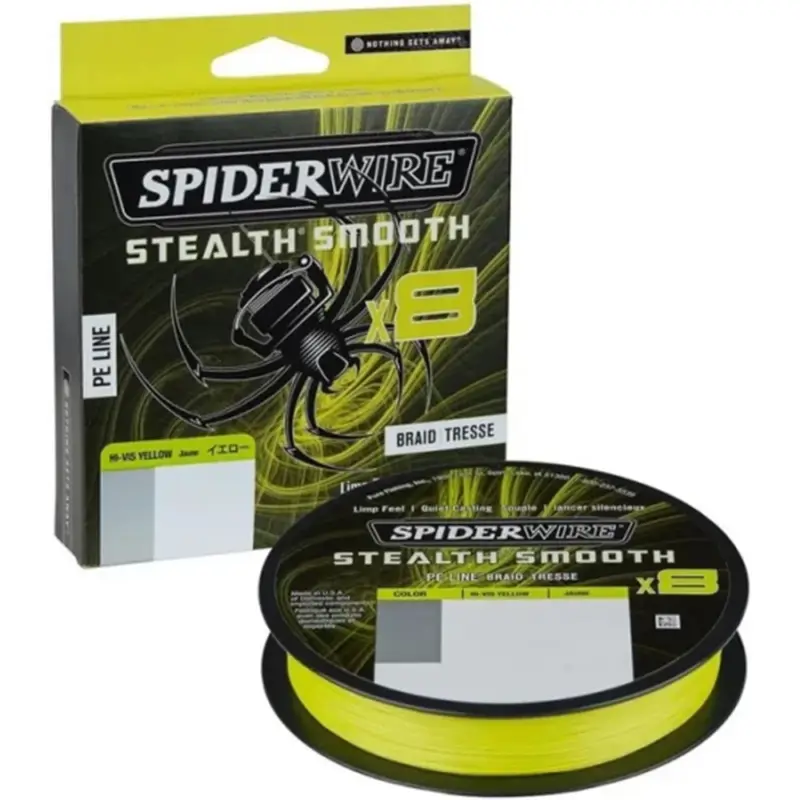 Ofertă specială Fir SpiderWire Stealth Smooth 8, Yellow, 0.09mm, 150m