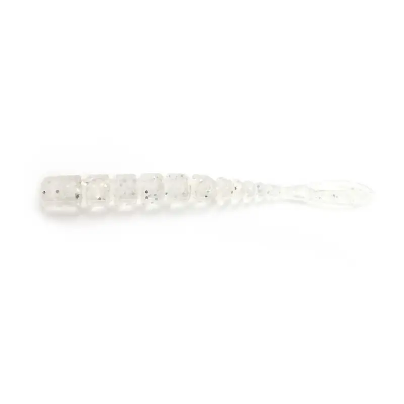 Grub Mustad Aji Micro Fla, Clear Glitter Rainbow, 5cm, 15buc Livrare expres