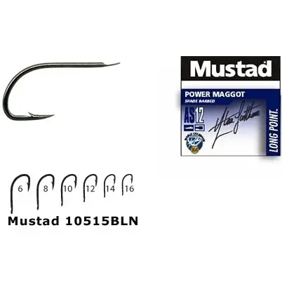 Transport gratuit Carlig Mustad Forjat BLN Power Maggot, 10buc/plic