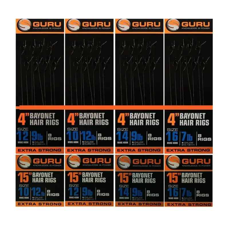 Montura Guru Bayonet Hair Rigs Premium
