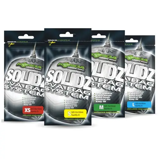 Kit Pungi PVA + Incarcator Korda Solidz PVA Bag System, 25buc/plic Noutate