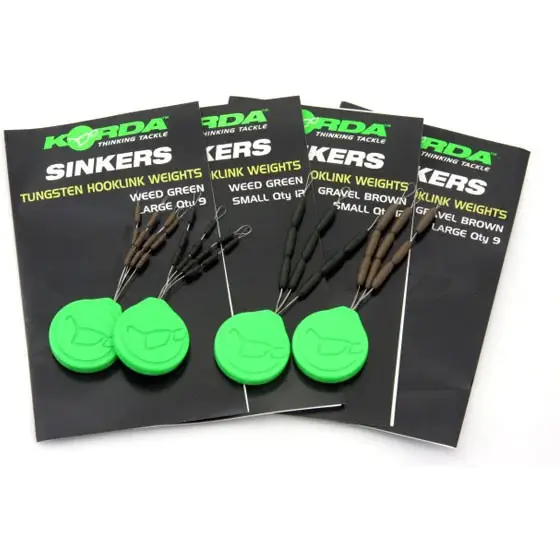 Noutate Opritoare Korda Tungsten Sinkers, Green